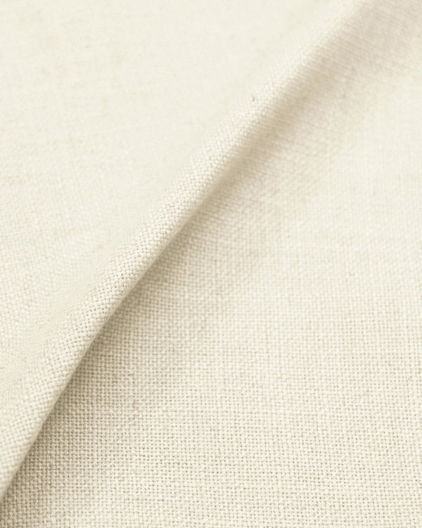Square Bed in Performance Linen - Full / Ivory