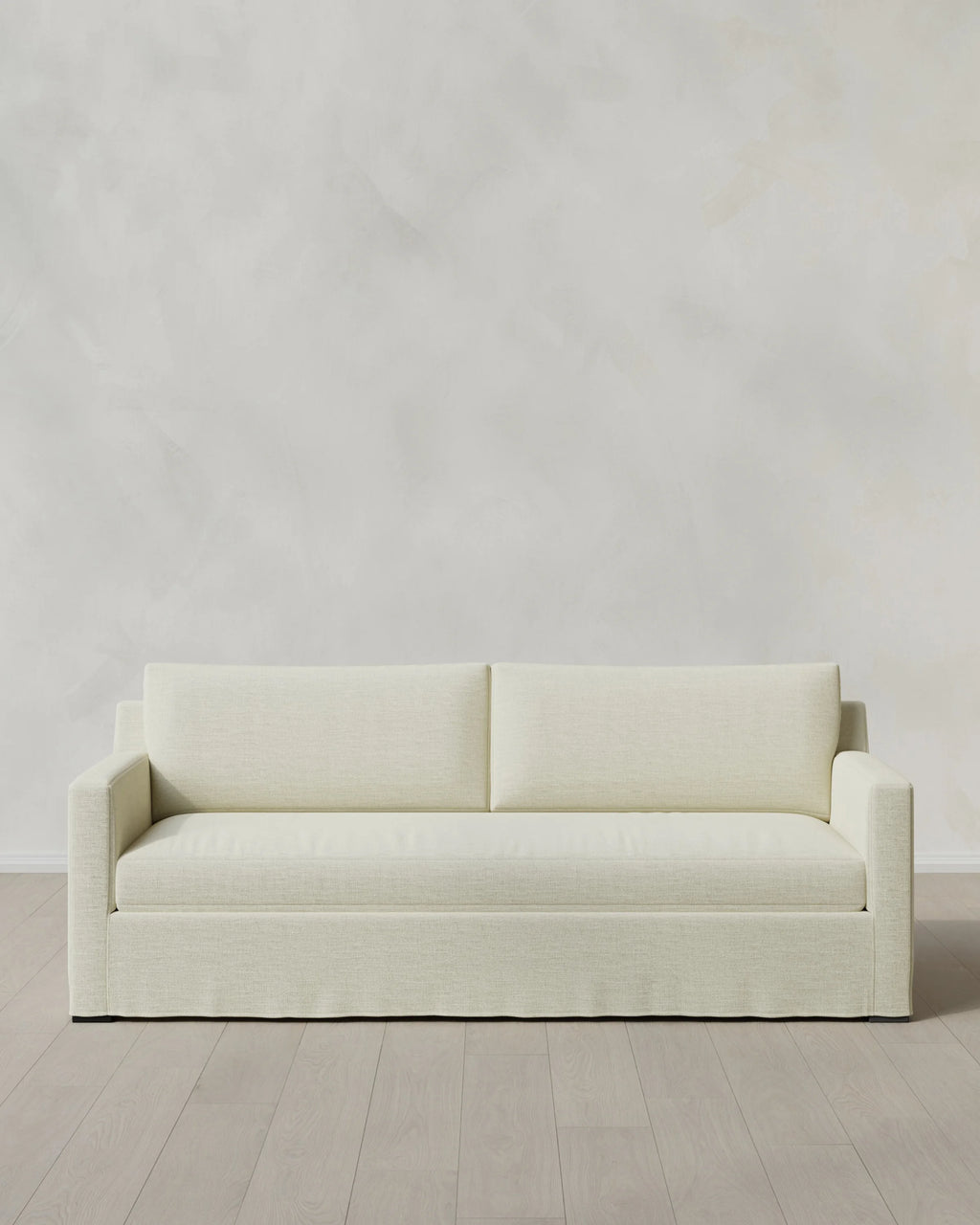 Ellery Slipcover Sofa in Performance Linen - 7ft / Sand
