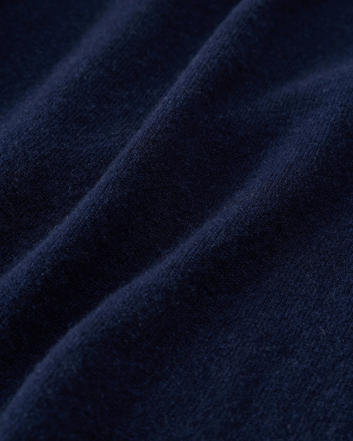 100% Mongolian Cashmere Short Sleeve Polo Sweater - S / Heather Storm Blue