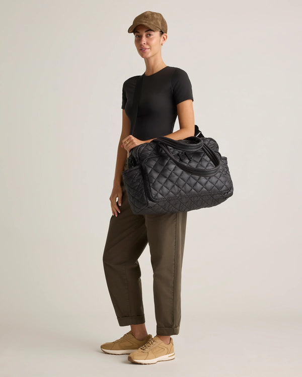 Transit Quilted Duffle Bag - One Size / Taupe Brown