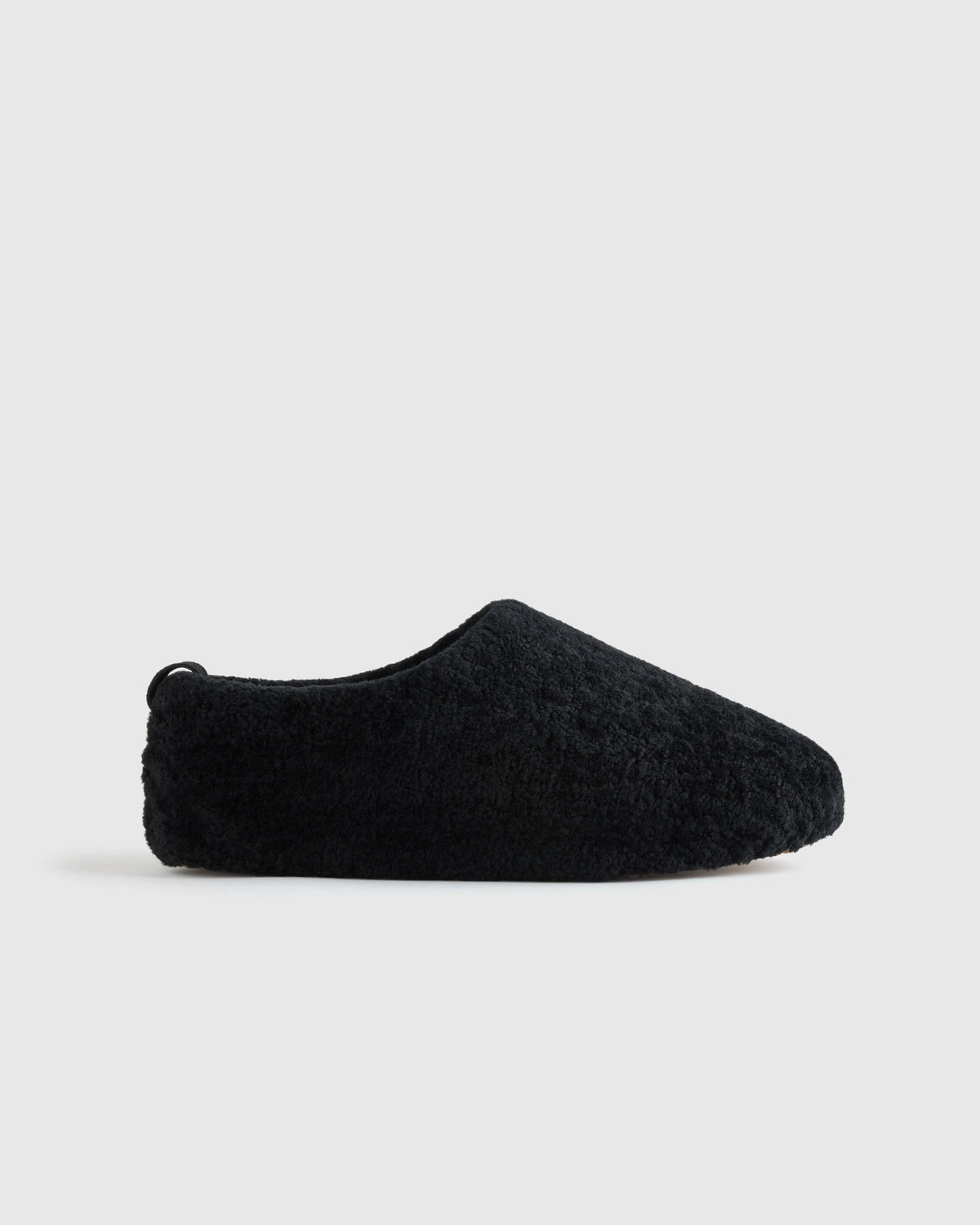 Men's Genuine Shearling Lounge Slipper - 7 / Black Main image