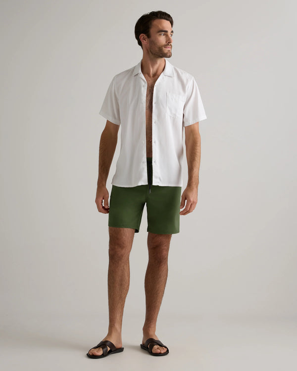 Italian Swim Trunks - 7" - XS / Navy Diamond Geo