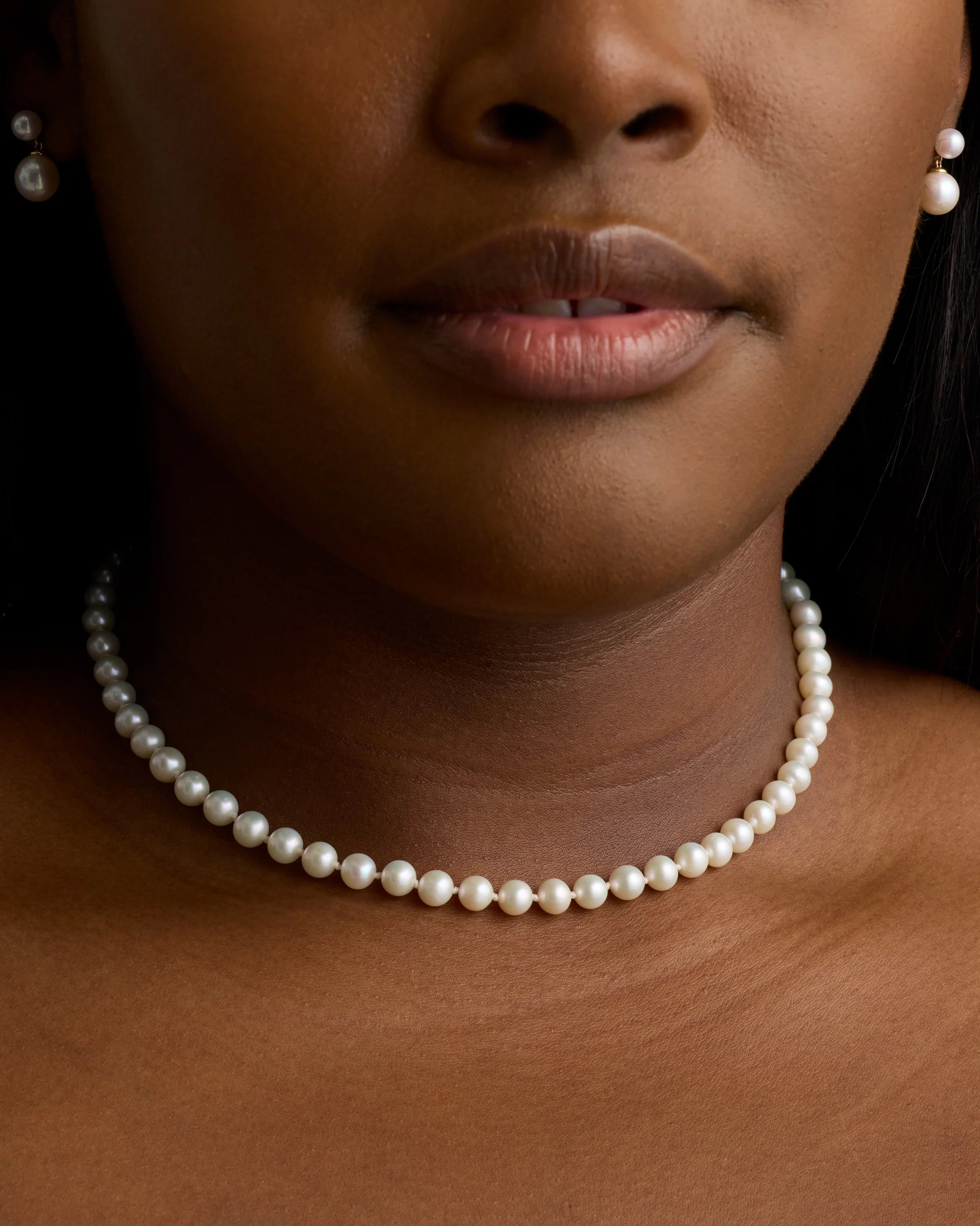 14K Gold Freshwater Cultured Pearl Strand Necklace - One Size / Yellow Gold Secondary image