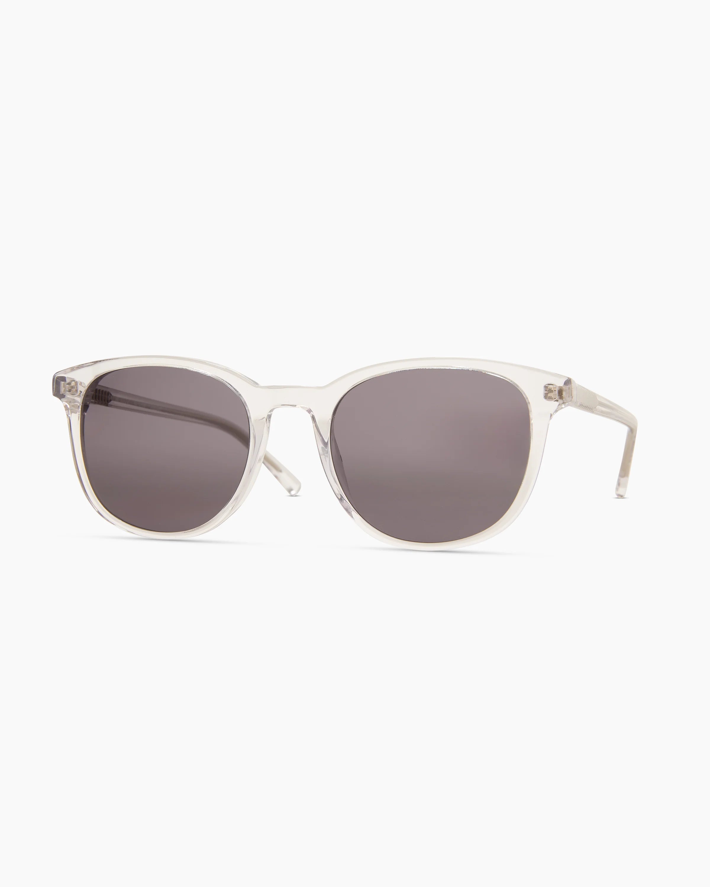 Charlie Polarized Acetate Sunglasses - Standard / Clear with Grey lens Secondary image