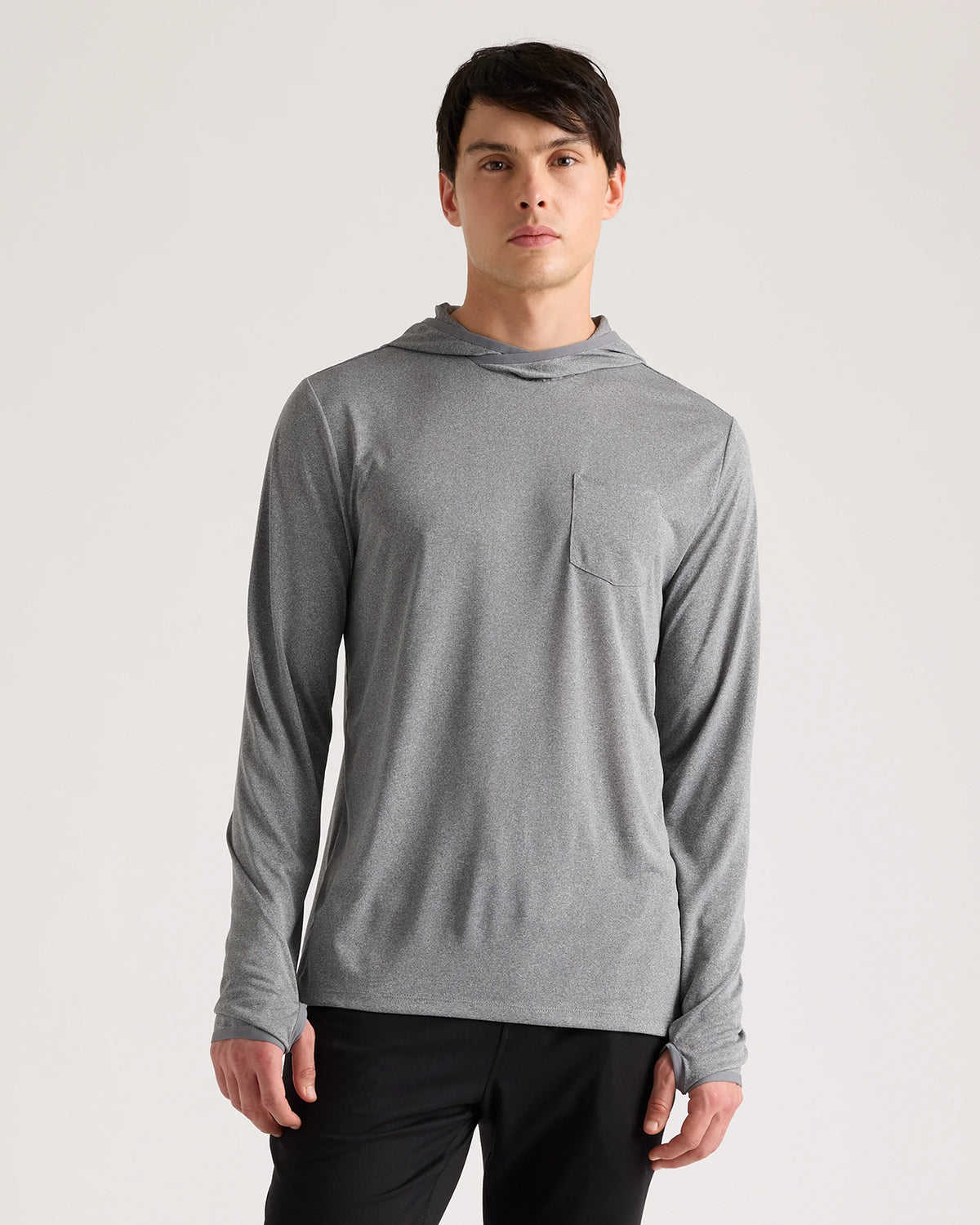 Ultra-Light Performance Hoodie - S / Dark Heather Grey Main image