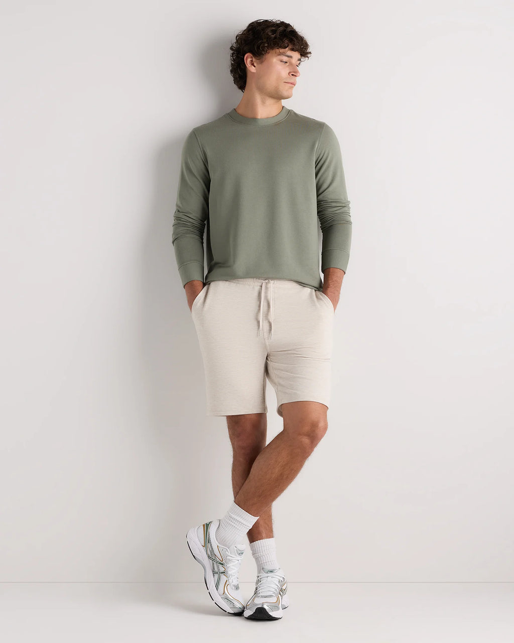 Supersoft Fleece 7.5" Sweatshorts - S / Heather Oatmeal