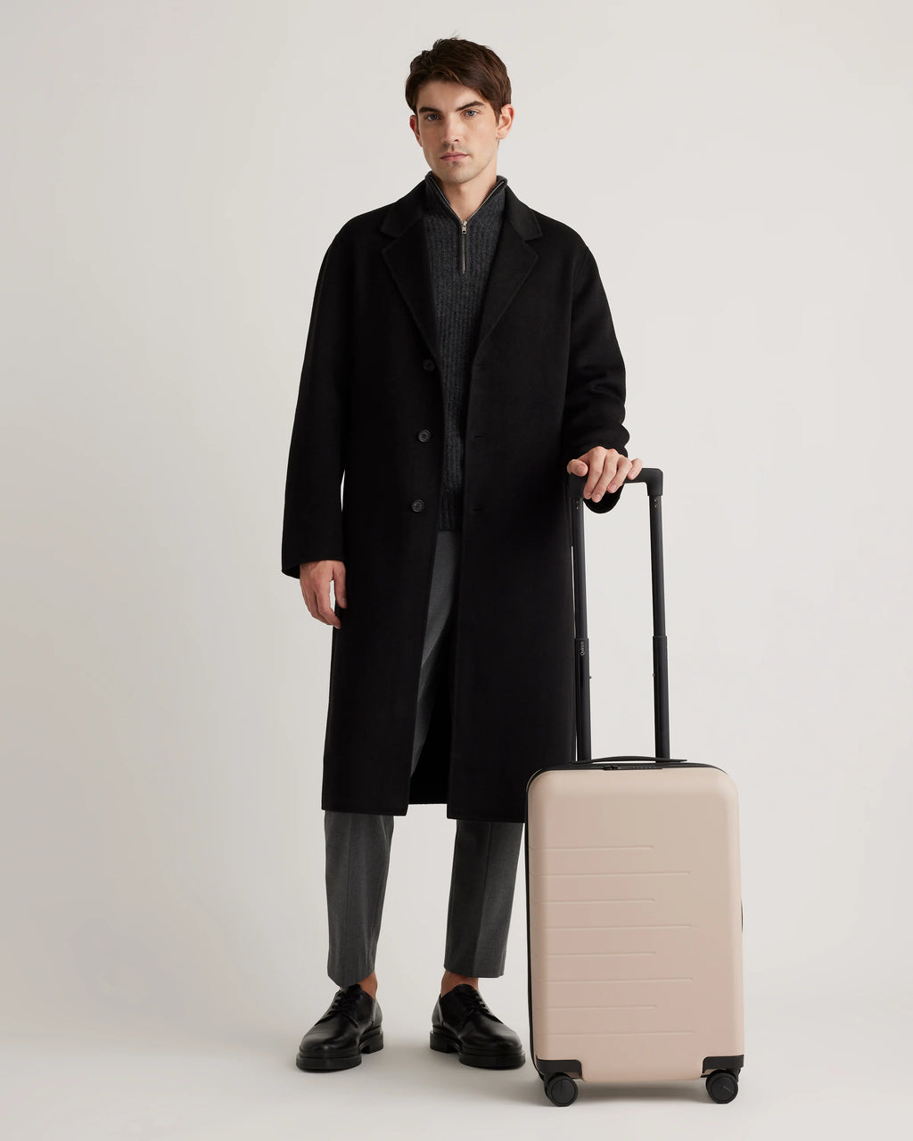 Expandable Small Carry-On & Large Check-In Suitcase Set - One Size / Dark Green