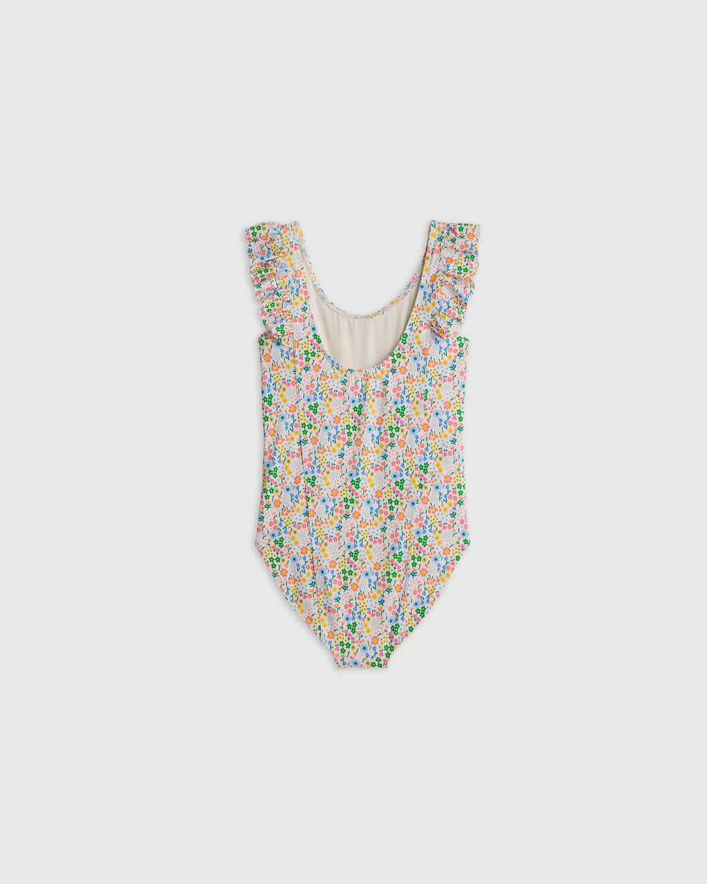 Ruffle One Piece Swimsuit - 2T / Soft Ditsy Floral