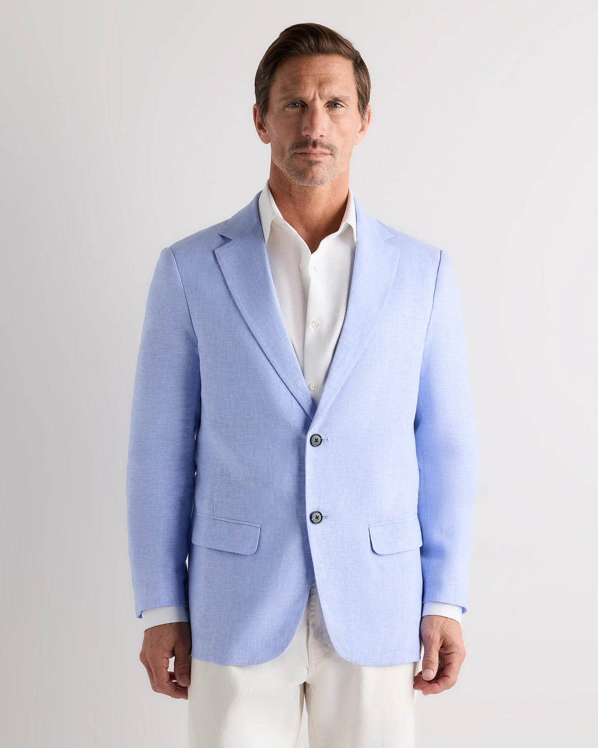 100% European Linen Blazer - XS / French Blue Main image