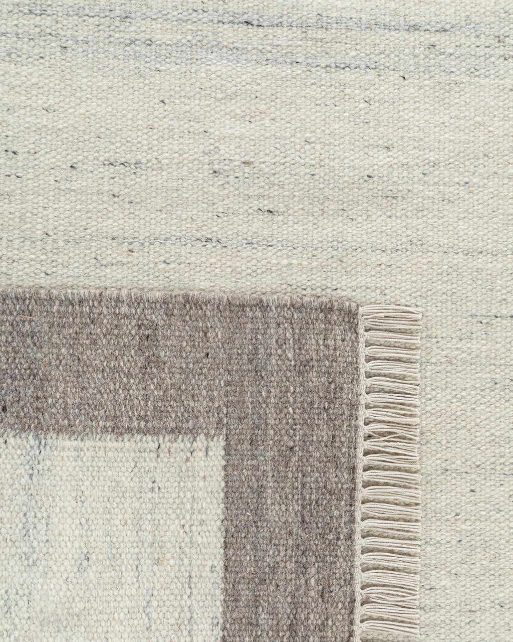 Sahara Flatweave Wool Rug - 2' x 3' / Charcoal