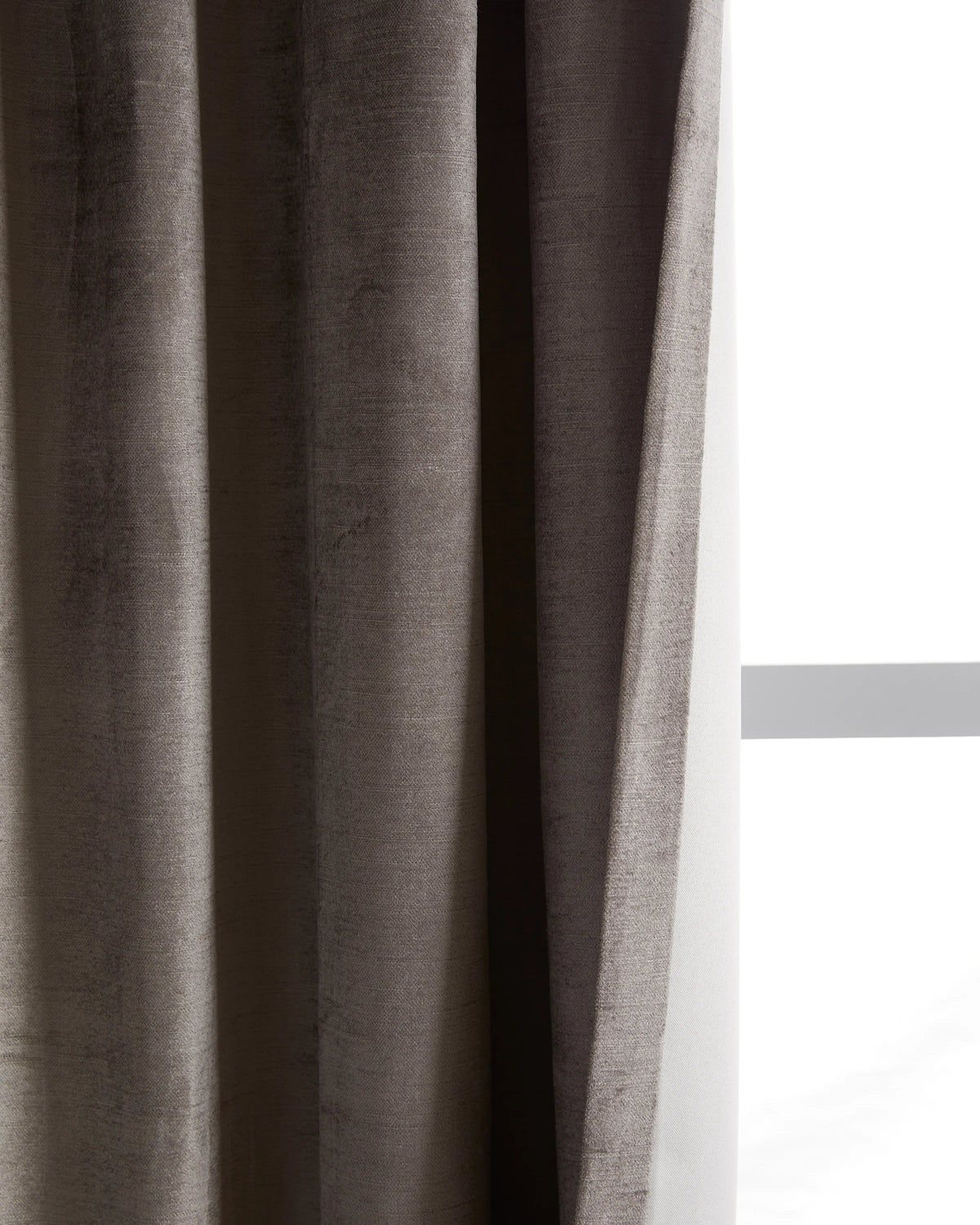 Luster Velvet Room Darkening Curtain - Single Panel - 48x84 / Champagne