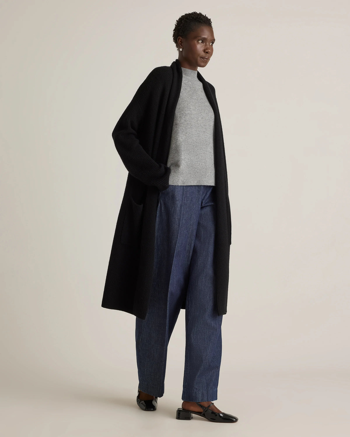 Australian Merino Wool Duster Cardigan - XS / Malted Toffee