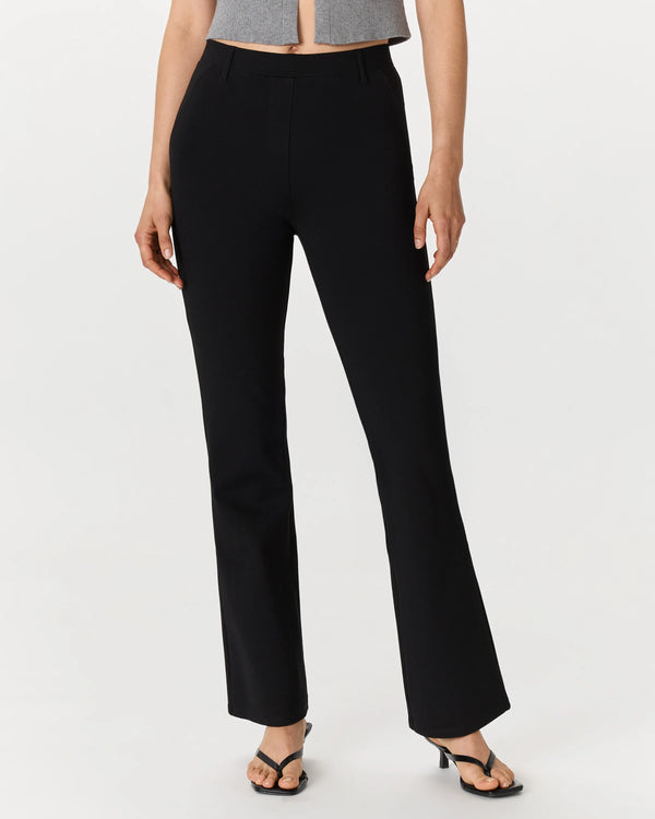 Ultra-Stretch Ponte Bootcut Pants - XS / Black