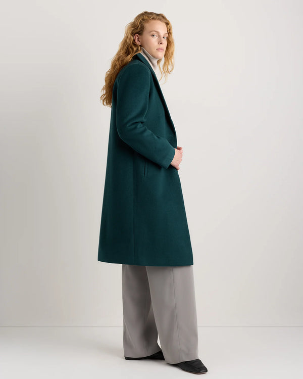 Wool Cashmere Blazer Coat - XS / Mocha Brown