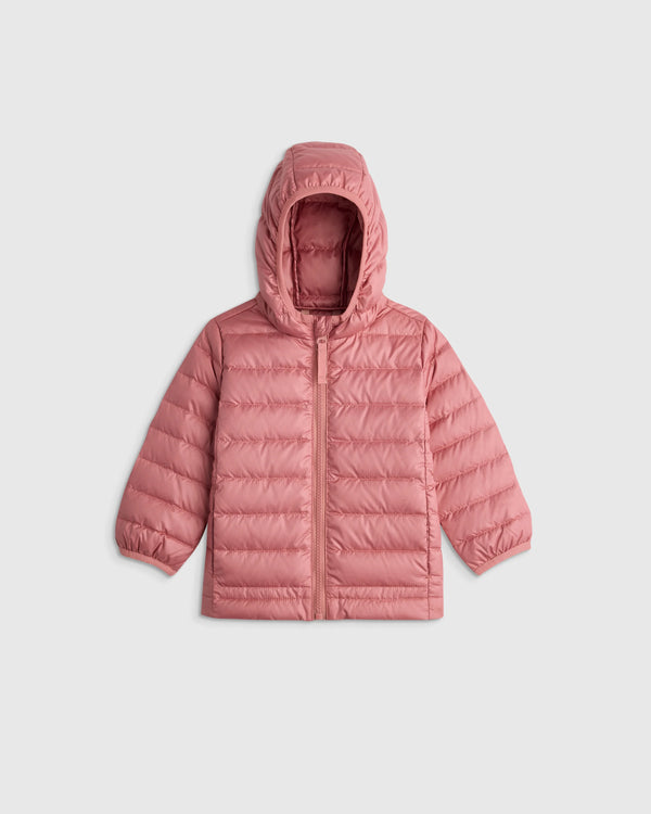 Lightweight Down Hooded Puffer Jacket - 12-18M / Blue Moon