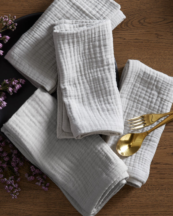 Organic Cotton Gauze Napkins - One Size / Chocolate
