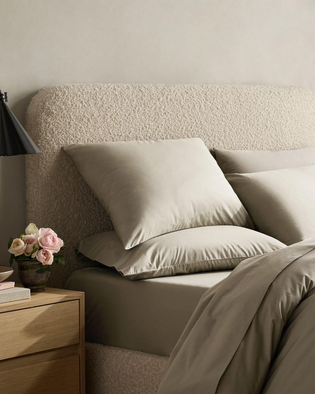 Organic Crisp Percale Deluxe Bedding Bundle - Twin / White