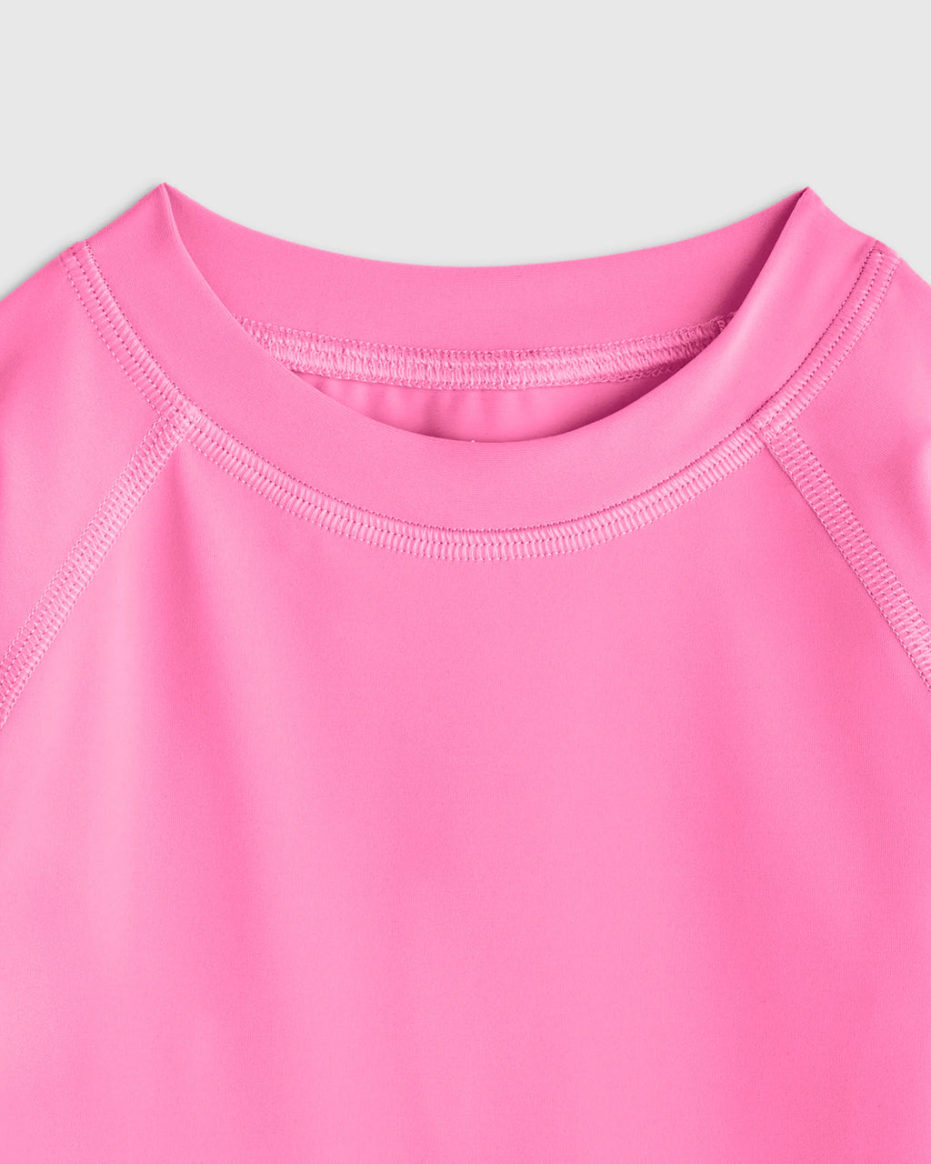 Long Sleeve Raglan Rash Guard - 2T / Island Aqua