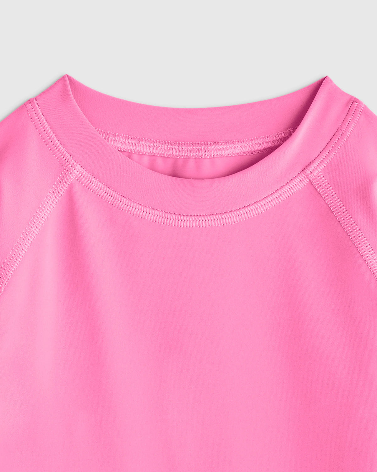 Long Sleeve Raglan Rash Guard - 2T / Island Aqua