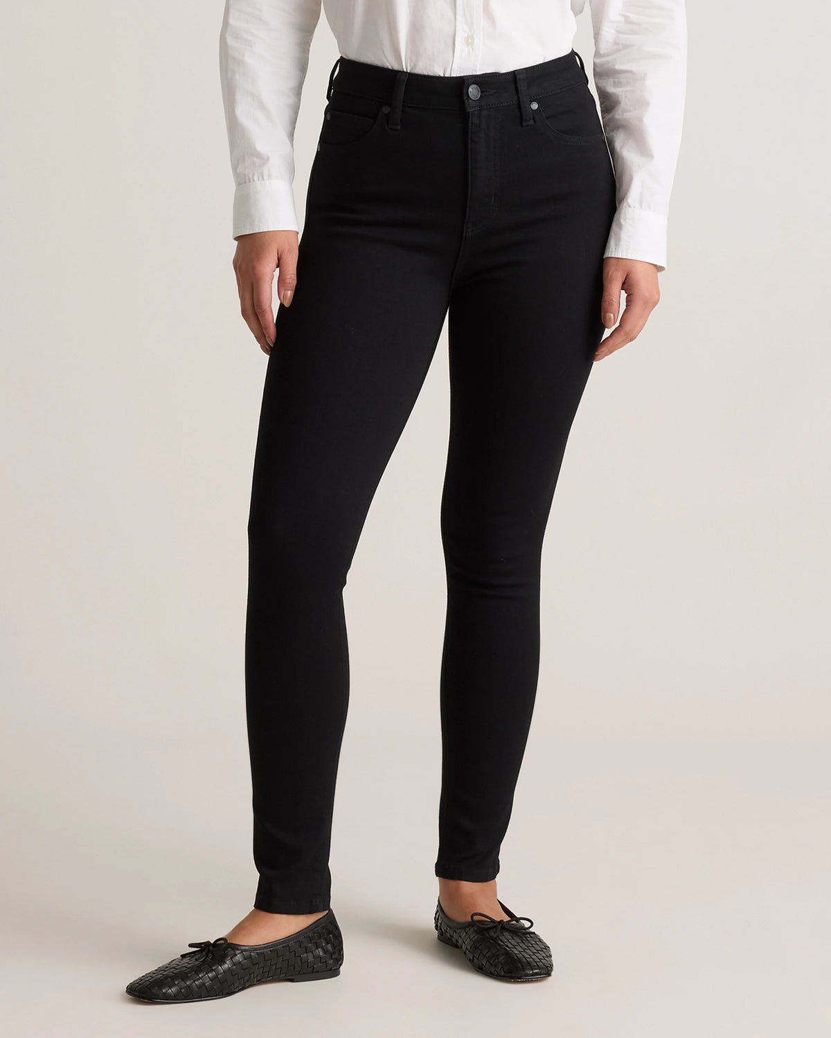 Bella Stretch Skinny Jeans - 24 / Black
