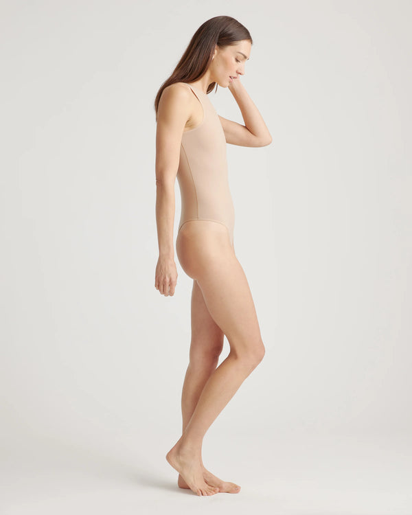 Second Skin High Neck Bodysuit - XS / Cocoa