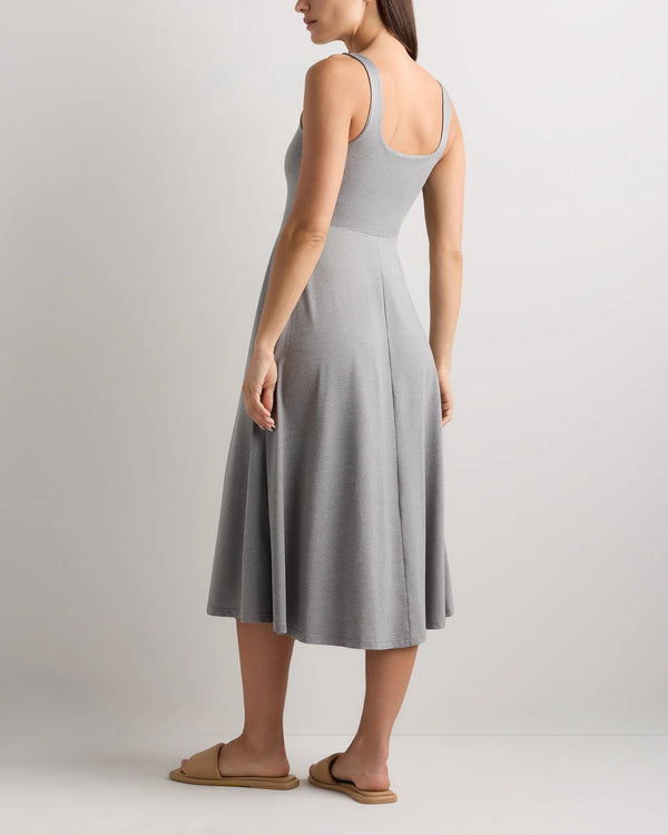 Flowknit Breeze Fit & Flare Dress - XS / Heather Green