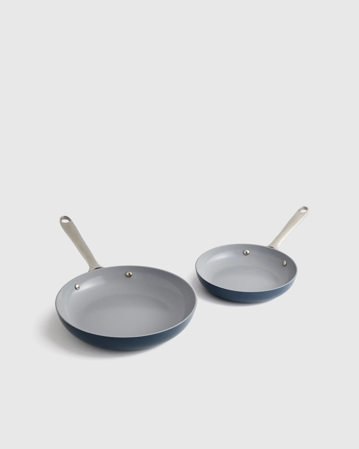 Ceramic Nonstick Frying Pan Set - One Size / Navy Main image