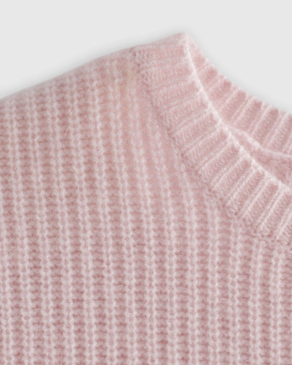Washable Cashmere Fisherman Tunic Sweater - 2T / Ivory
