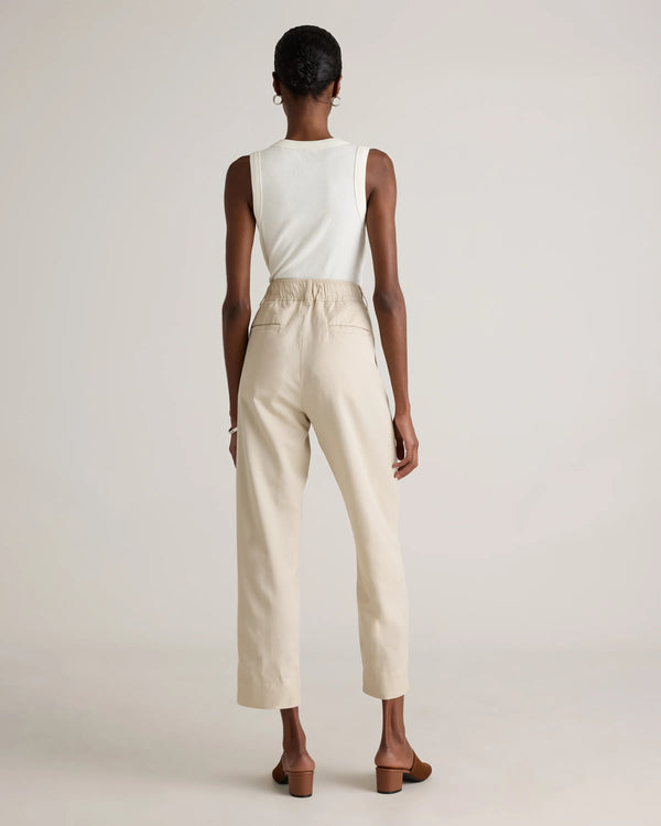 Drapey Twill Tapered Trouser - 0 / True Black