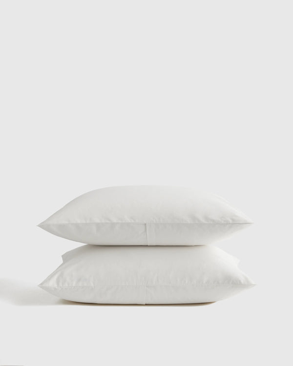 Organic Brushed Cotton Sham Set - Standard / Toffee
