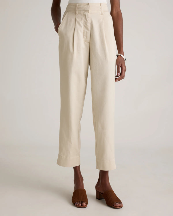 Drapey Twill Tapered Trouser - 0 / True Black