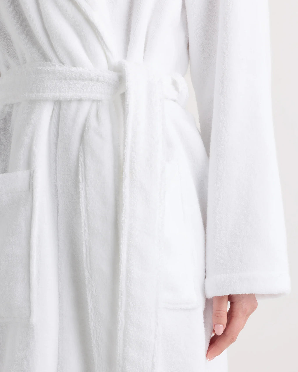 Turkish Cotton Terry Robe - XS / White