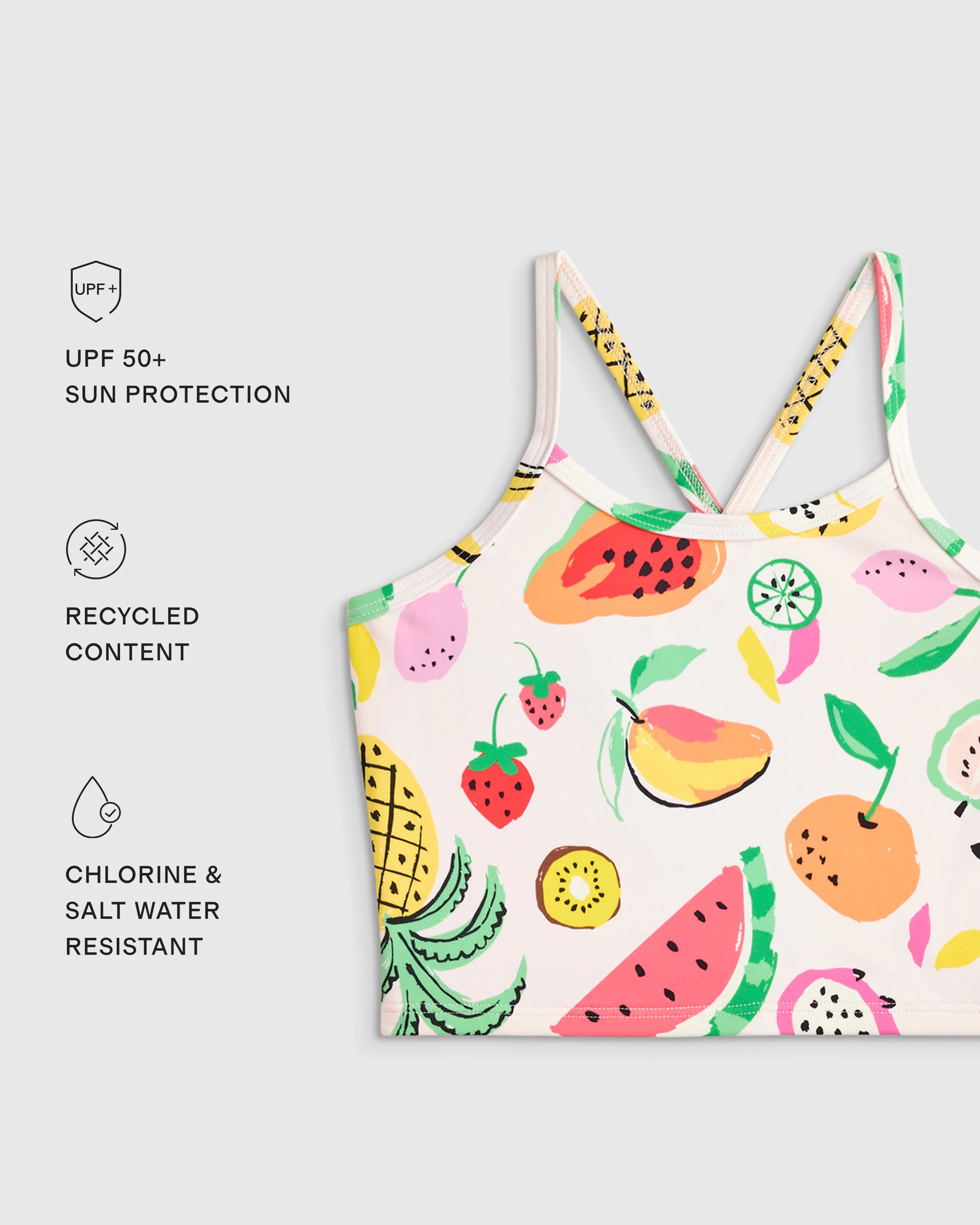 Tankini Swimsuit - 2T / Fruit Punch Secondary image
