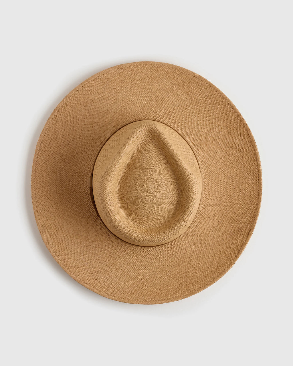 Toquilla Straw Wide Brim Panama Hat - S / Natural