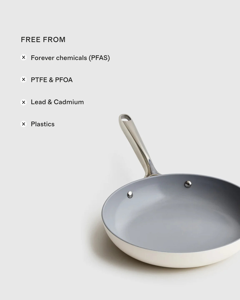 Ceramic Nonstick Frying Pan Set - One Size / Navy