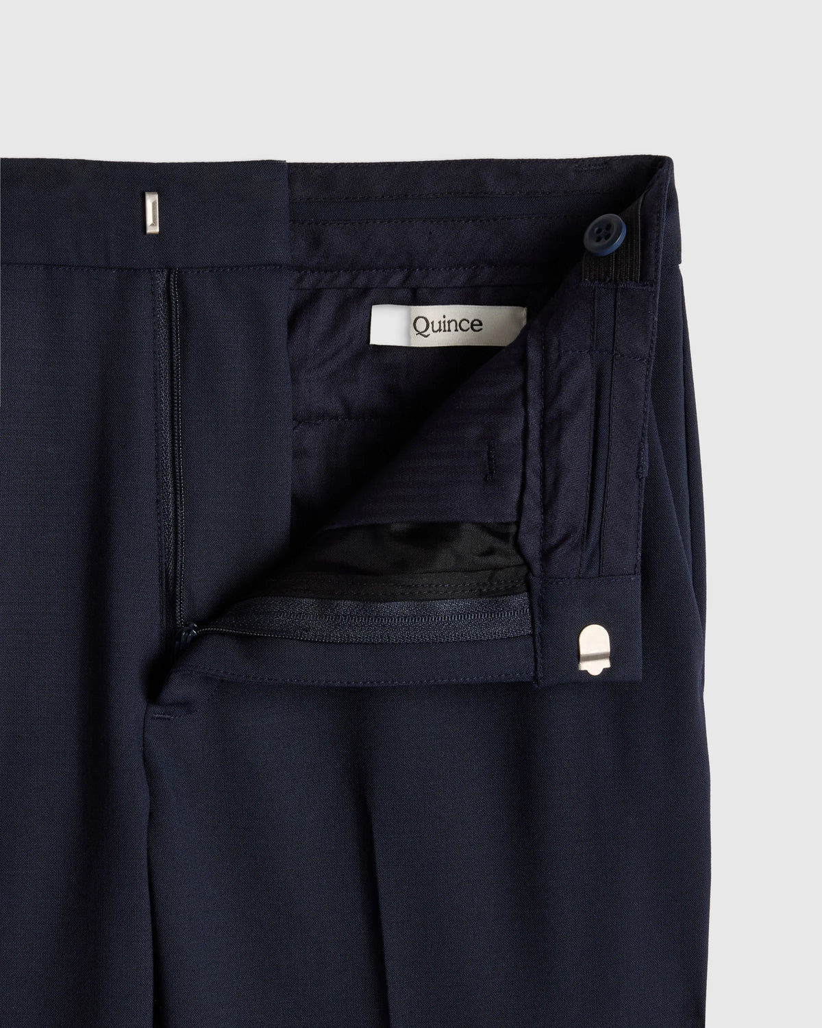 Kids Italian Wool Suit Pants - 6 / Navy