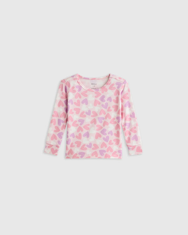 Bamboo Long Sleeve and Pant Pajama Set - 12-18M / Wildflower Dreams