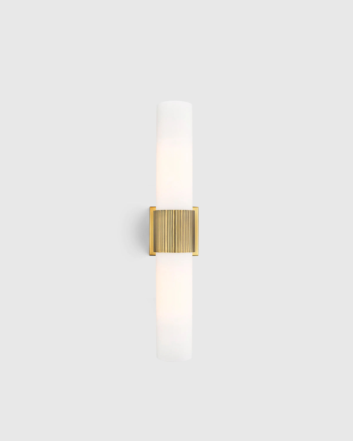 Classic Glass Vanity Sconce - One Size / Brass Main image