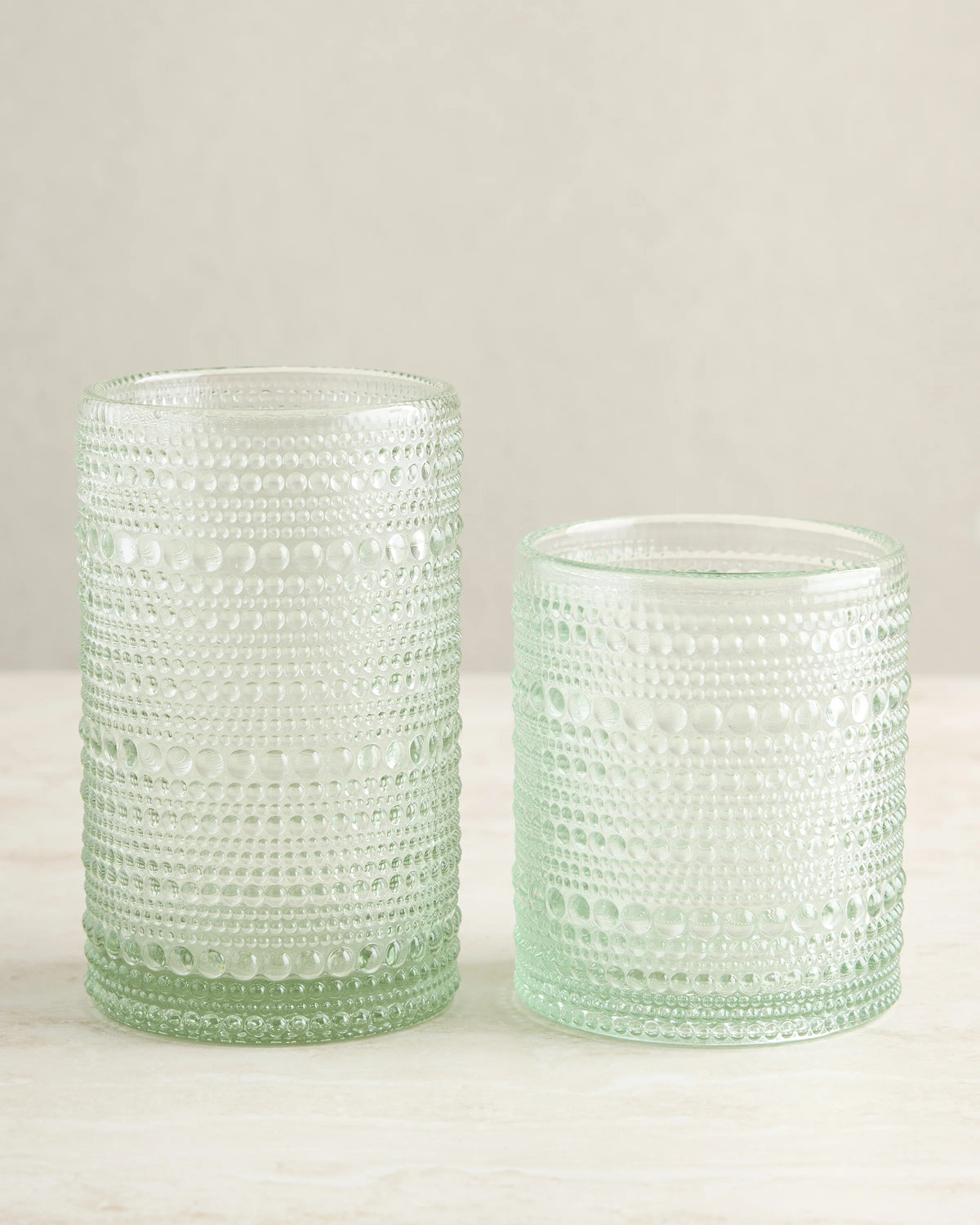 Jupiter Tall Glass Tumbler (Set of 6) - One Size / Fern Green