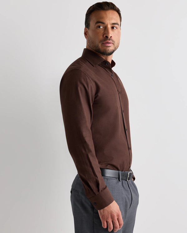 Organic Cotton Cashmere Dress Shirt - XS / Pale Blue