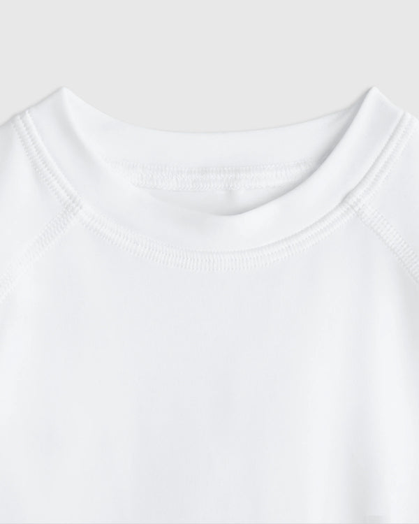 Long Sleeve Raglan Rash Guard - 6-9M / Island Aqua