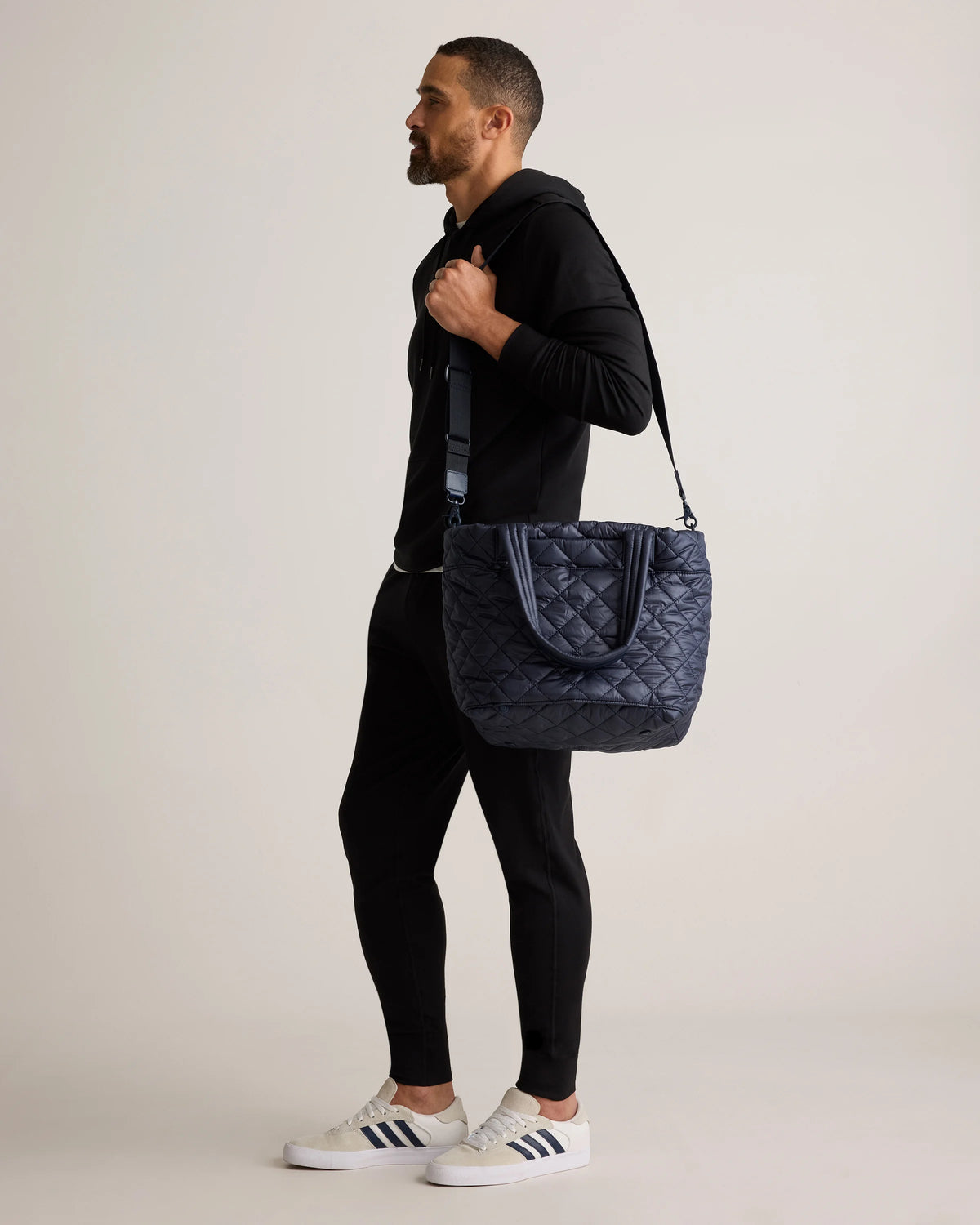 Transit Quilted Carry-All Tote - One Size / Porcelain Blue