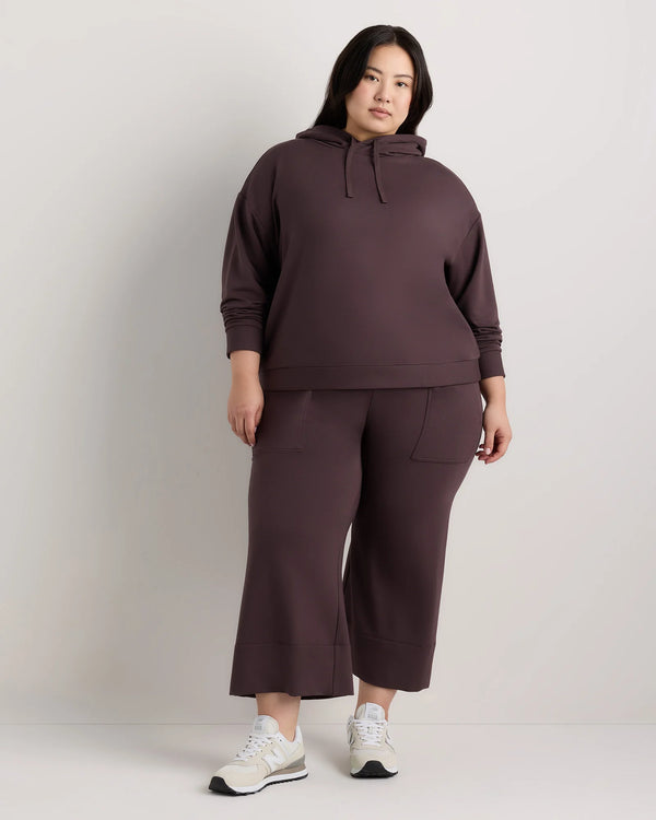 SuperSoft Fleece Pullover Hoodie - 1X / Dried Fig