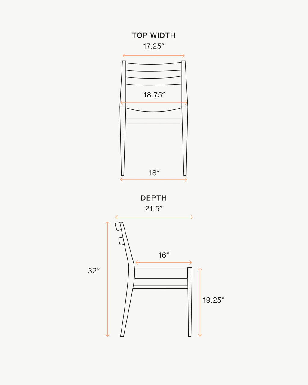 Solid Oak Dining Chair with Paper Cord Seat (Set of 2) - Set of 2 / Light Oak