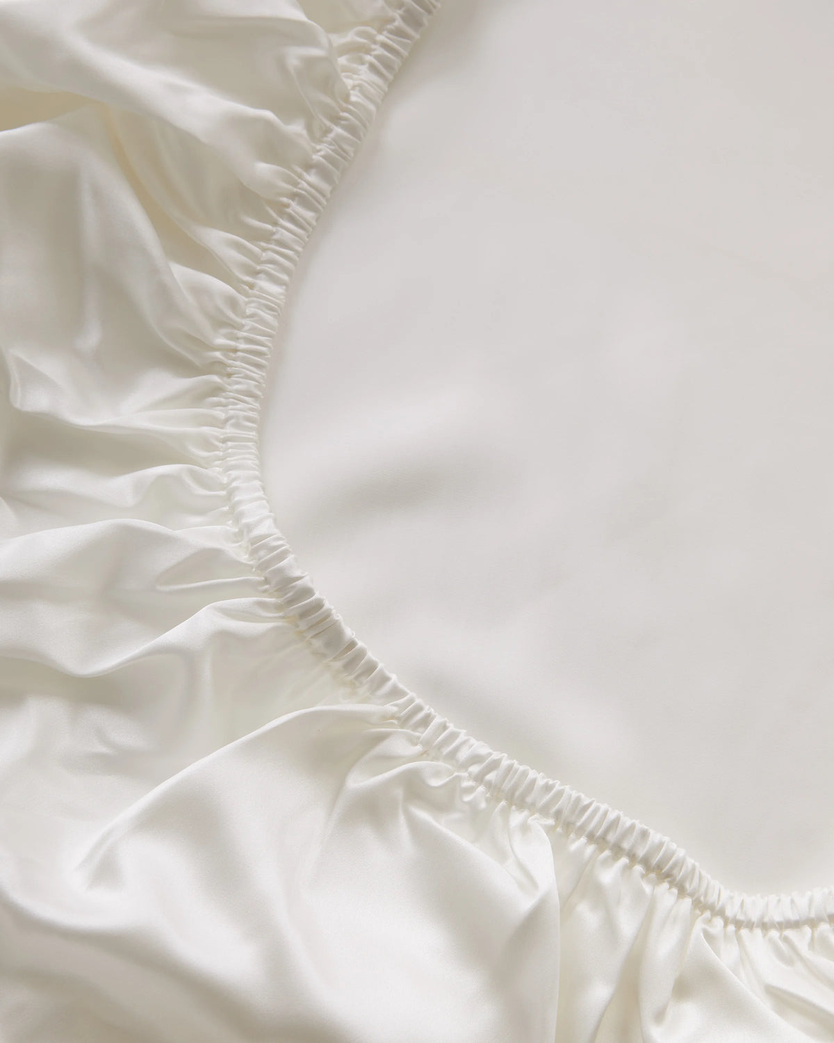 Mulberry Silk Fitted Sheet - Queen / Ivory