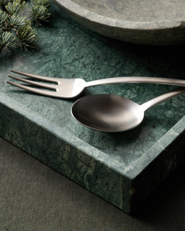 Due 2-Pc Serving Utensil Set by Mepra - One Size / Polished Stainless Steel