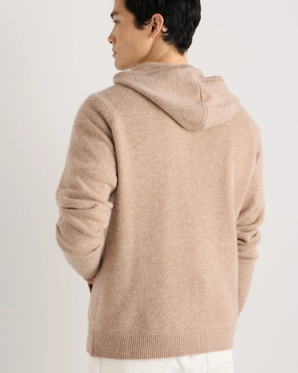 Mongolian Cashmere Pullover Hoodie - XS / Sea Spray Green