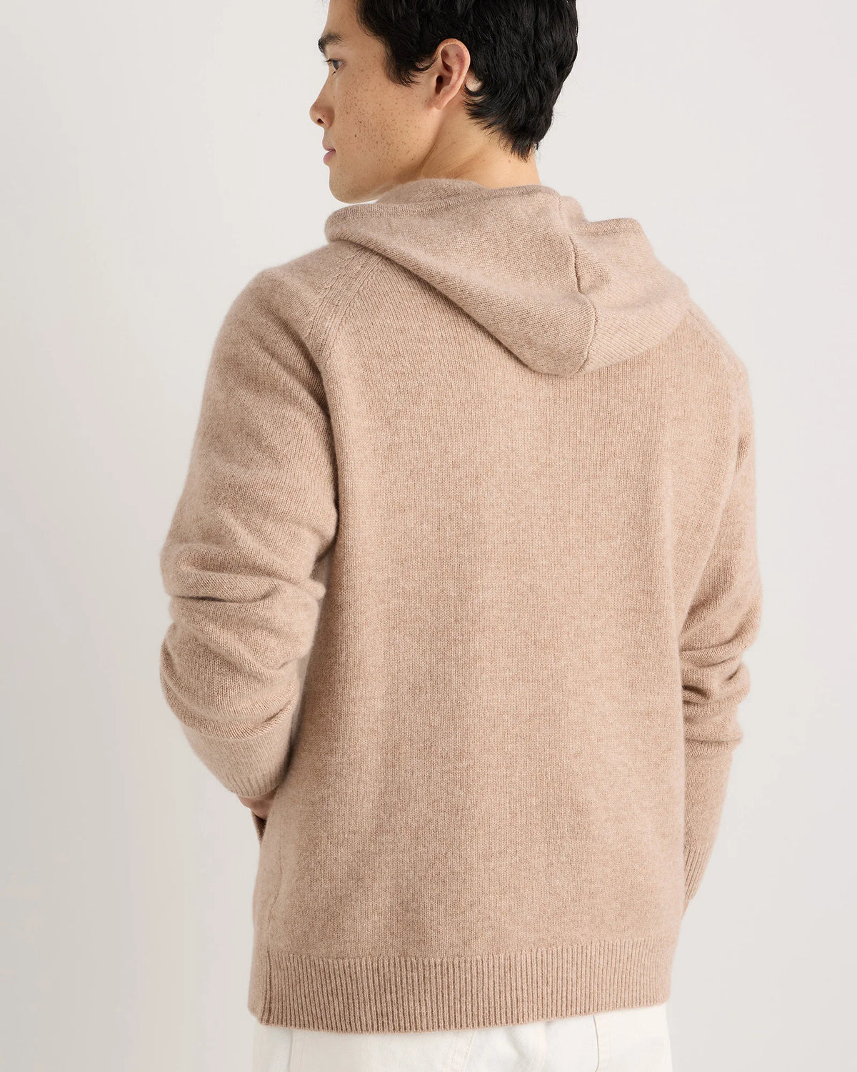 Mongolian Cashmere Pullover Hoodie - XS / Sea Spray Green