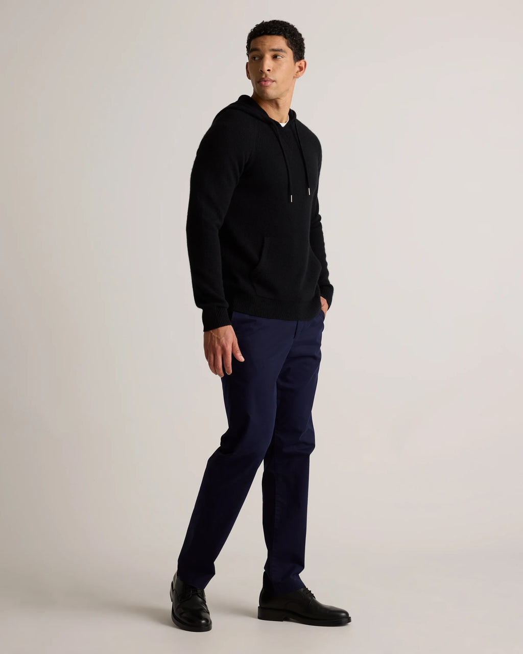 Mongolian Cashmere Pullover Hoodie - XS / Sea Spray Green