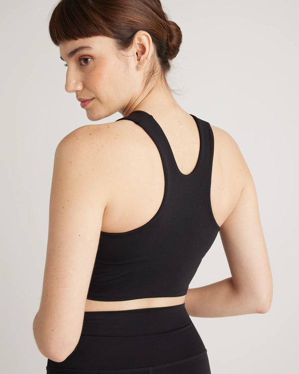 Ultra-Form High-Neck Cropped Tank - XS / Black Camo